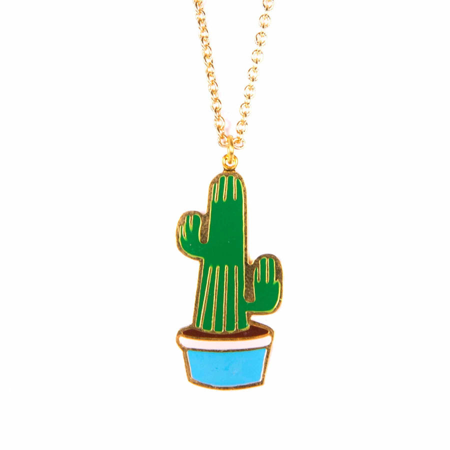 Acorn & Will Cactus necklace