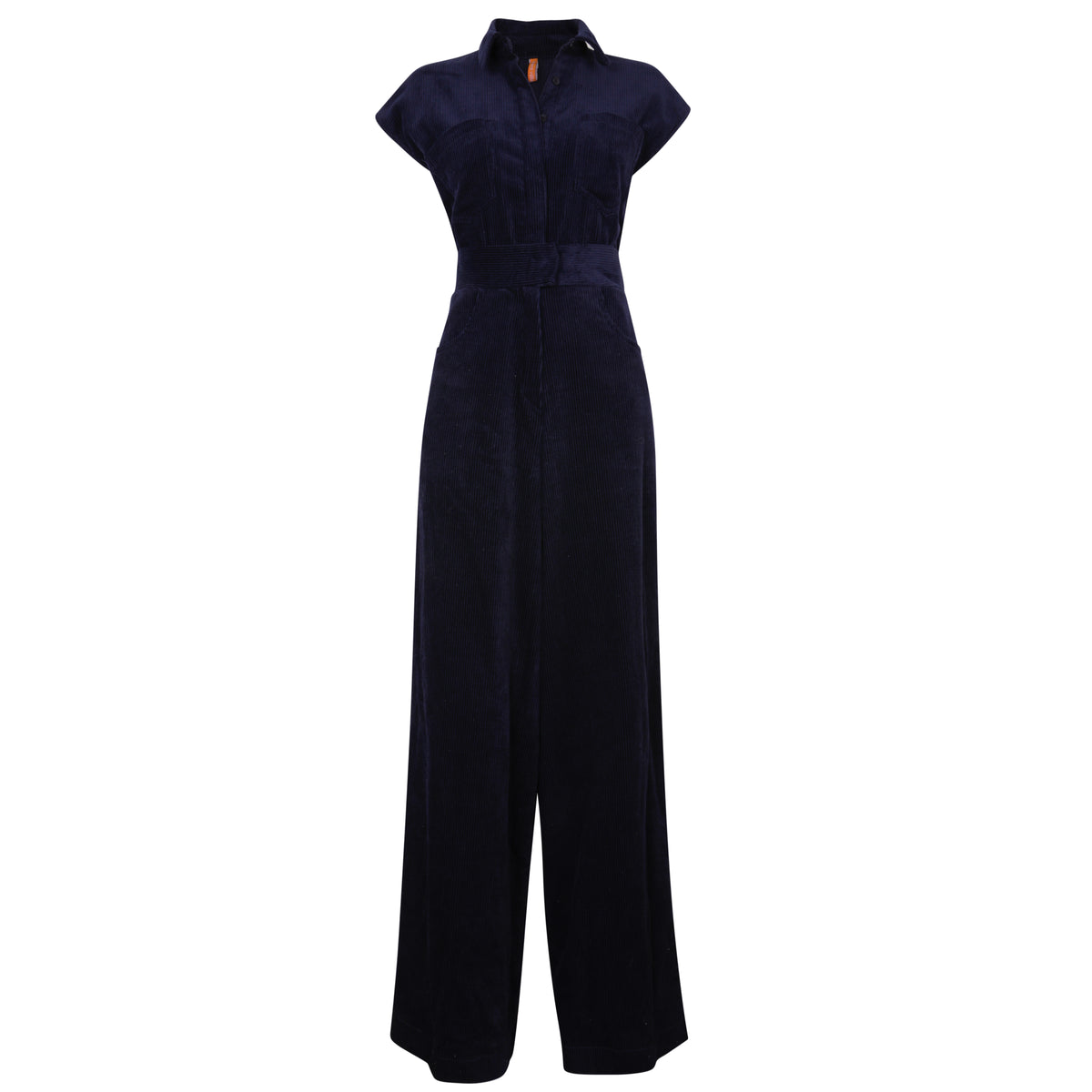 The West Village Cinch Jumpsuit Navy Blue