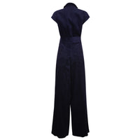 The West Village Cinch Jumpsuit Navy Blue