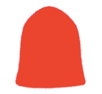 Angora beanie red