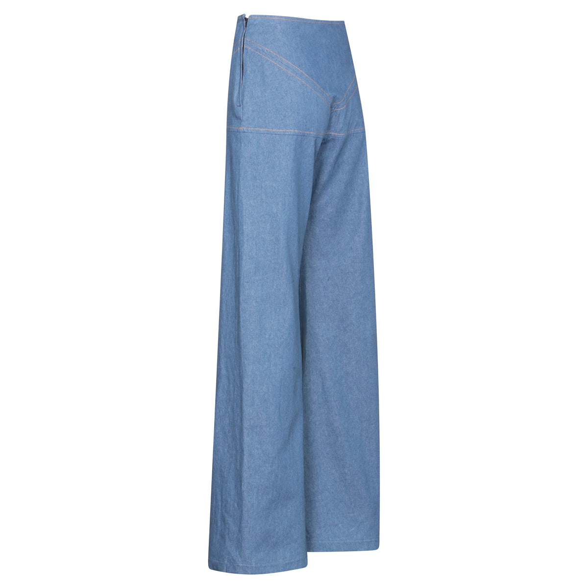 Mid Denim Westway Flared Trouser