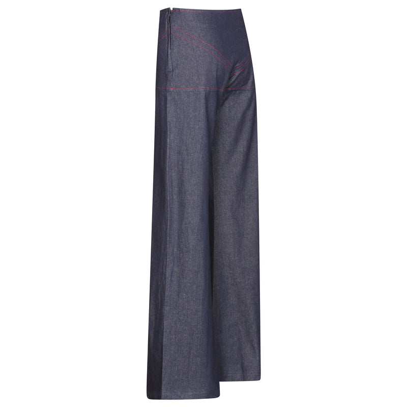 Dark Denim Westway Flared Trouser