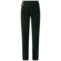 Tapered Low Rise Velvet Green