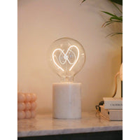 LED filament bulb Heart