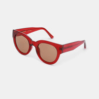 Lilly Red Transparent Sunglasses