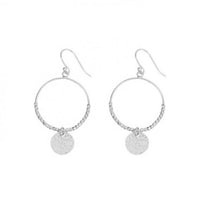 Dominique Silver Mini Hoop Earrings