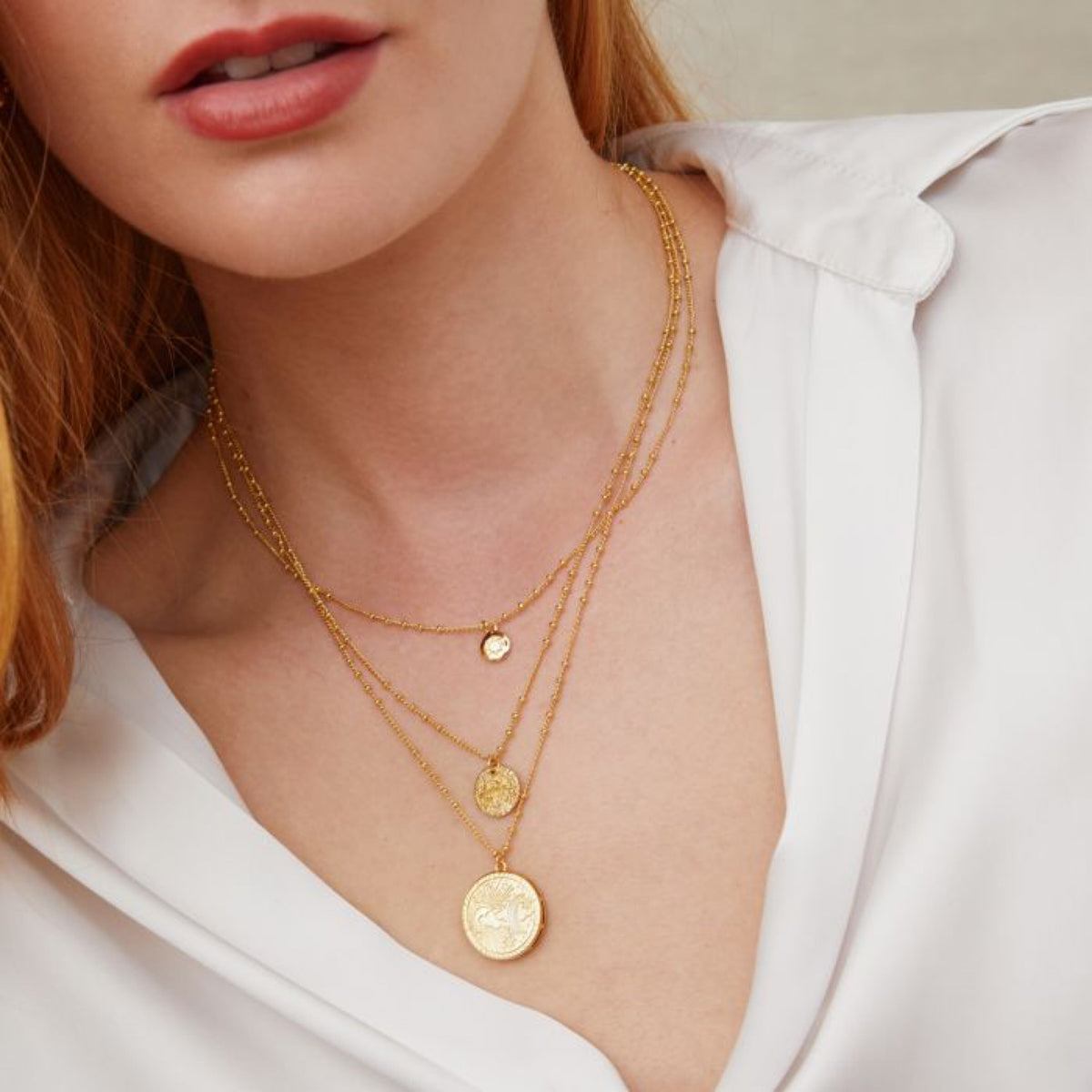 Voyager Gold necklace