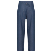 Denim Patch Pocket Trousers