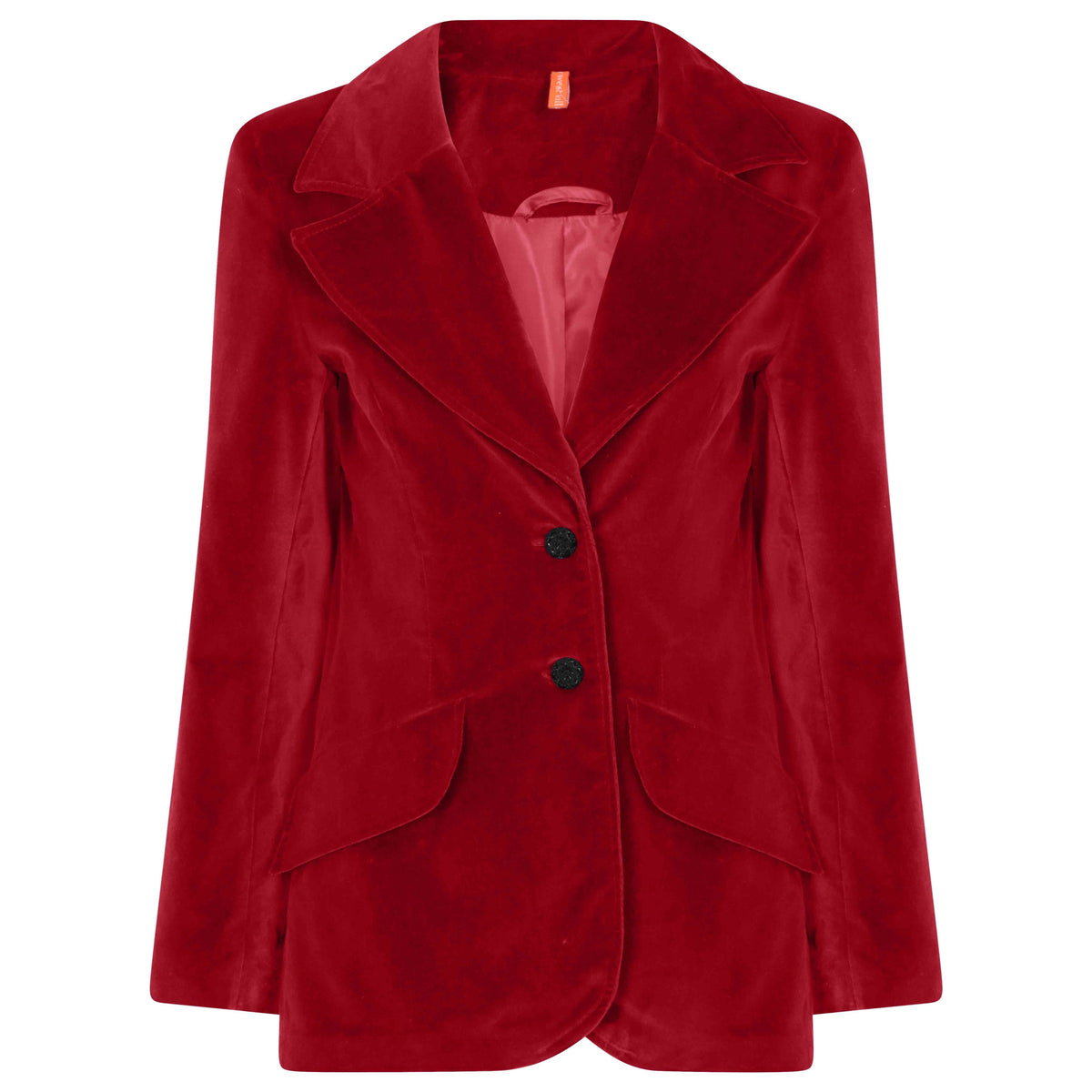 Susan Velvet Jacket Red