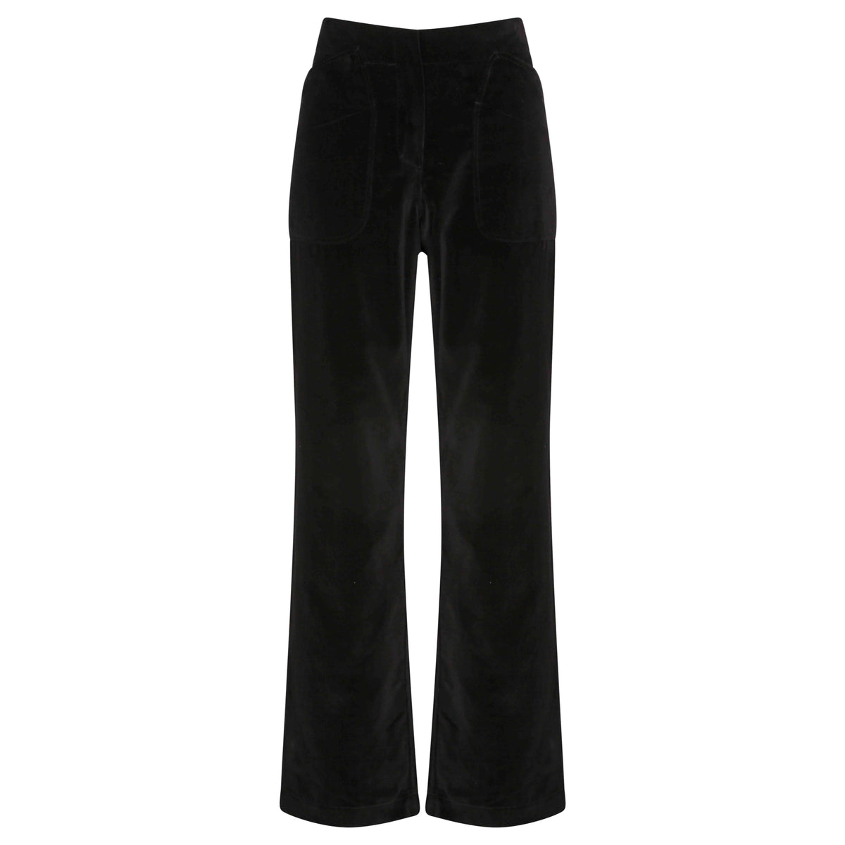 Melrose Trousers Velvet Black