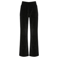 Melrose Trousers Velvet Black