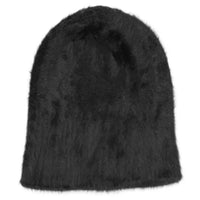 Angora beanie black