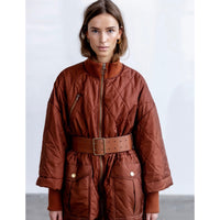 Nuka Quilted Jacket Cognac