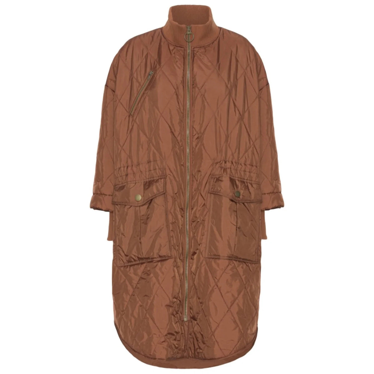 Nuka Quilted Jacket Cognac