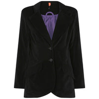 Susan Velvet Jacket Black