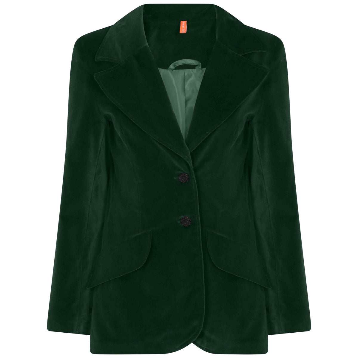 Susan Velvet Jacket Green