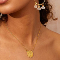 Harmonia Long Coin Necklace