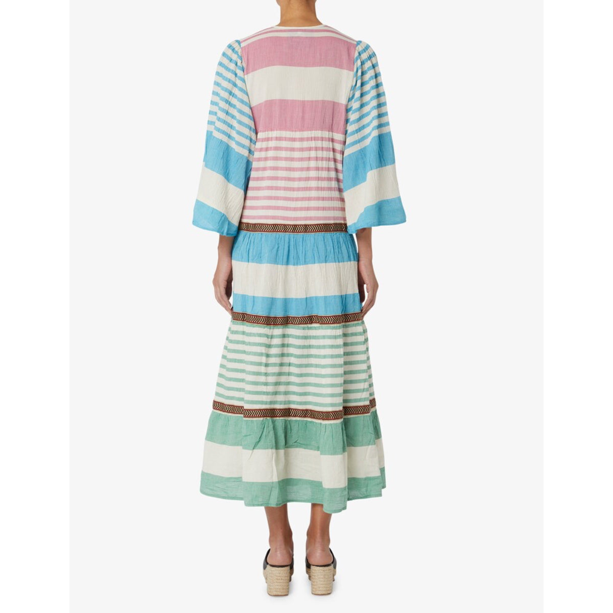 Pearl & Caviar Zakar Maxi Dress Striped Multi