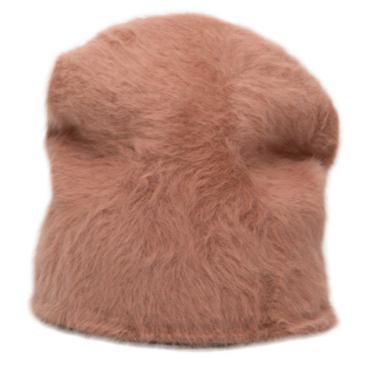 Angora beanie camel brown