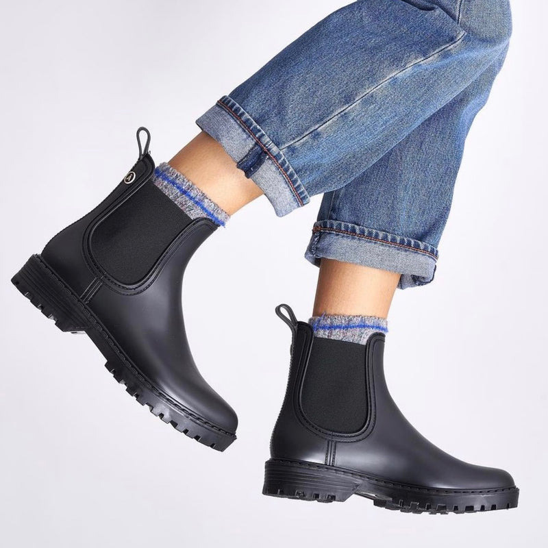 Rain Boots Druppel Black