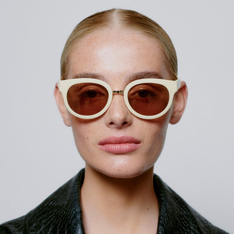 Jolie Cream Sunglasses