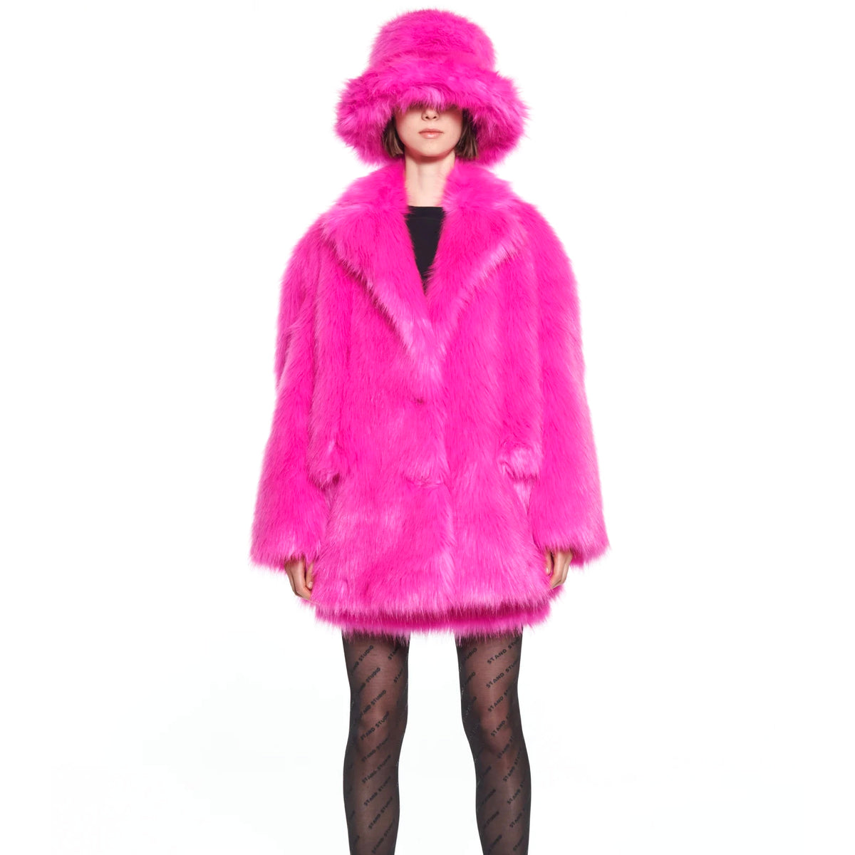 Stand Studio Carter Coat Pink