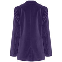 Susan Velvet Jacket Purple