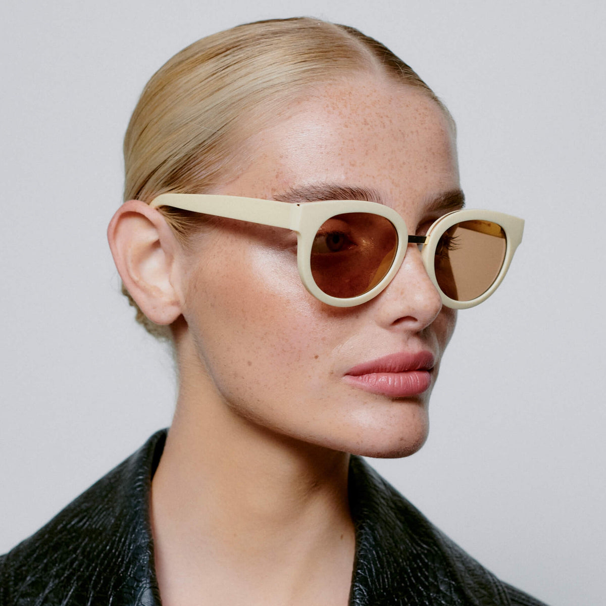 Jolie Cream Sunglasses